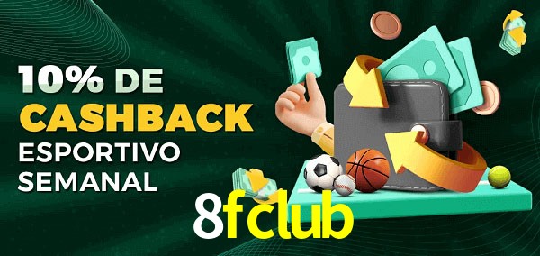 10% de bônus de cashback na 8fclub