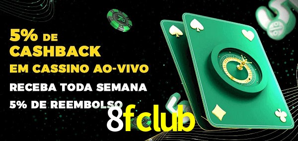 Promoções do cassino ao Vivo 8fclub